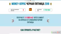 Money-Опрос Черная Пятница 20!8 - Лохотрон