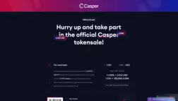 Casper Tokensale отзывы и обзор. Развод, лохотрон или правда. Только честные и правдивые отзывы на Baxov.Net