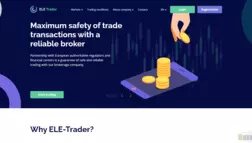 Ele-Trader отзывы и обзор. Развод, лохотрон или правда. Только честные и правдивые отзывы на Baxov.Net