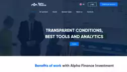 Alpha Finance Investment отзывы и обзор. Развод, лохотрон или правда. Только честные и правдивые отзывы на Baxov.Net