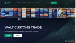 Walt Customs Trade отзывы и обзор. Развод, лохотрон или правда. Только честные и правдивые отзывы на Baxov.Net