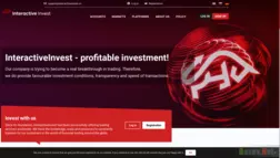 Interactive Invest отзывы и обзор. Развод, лохотрон или правда. Только честные и правдивые отзывы на Baxov.Net