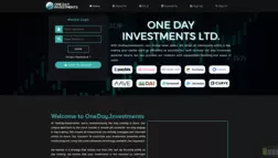 Oneday Investments отзывы и обзор. Развод, лохотрон или правда. Только честные и правдивые отзывы.