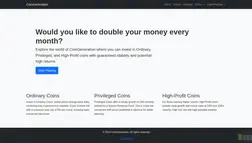 Coingeneration отзывы и обзор. Развод, лохотрон или правда. Только честные и правдивые отзывы.