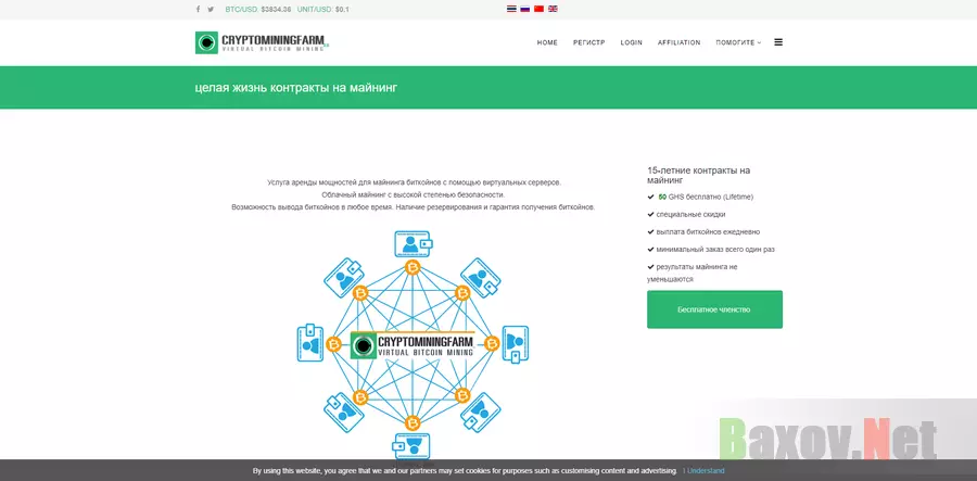 CryptoMiningFarm - обзор проекта