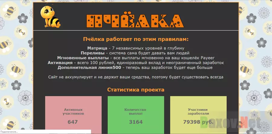 Пчелка - лохотрон