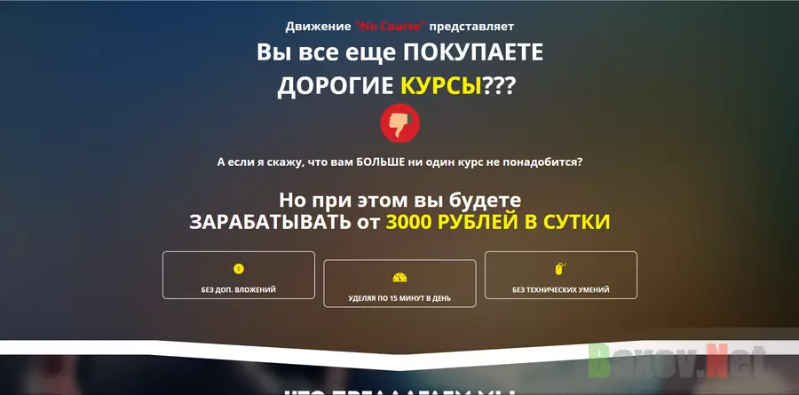 Готовый бизнес с доходом от 3000 рублей в сутки - лохотрон