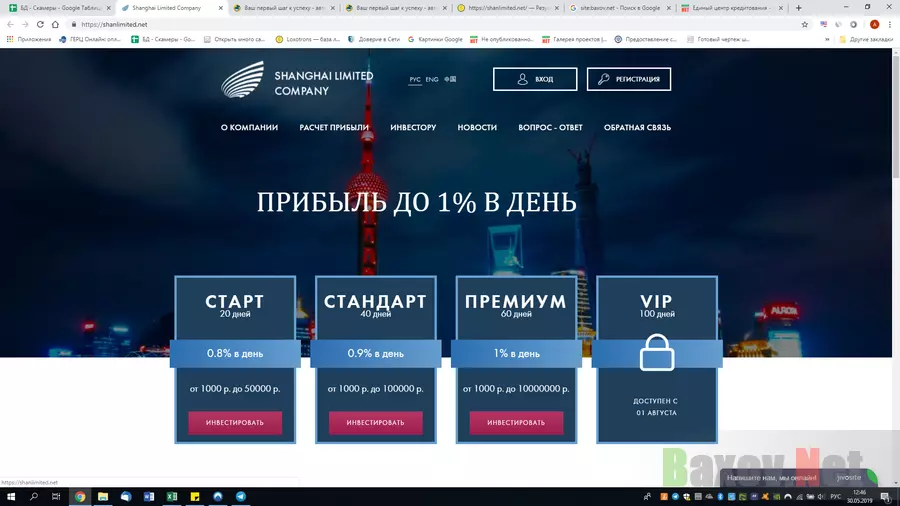 Shanghai Limited Company - лохотрон
