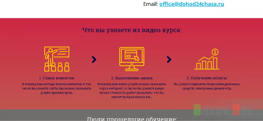 Получите видео курс по заработку в интернете - Лохотрон