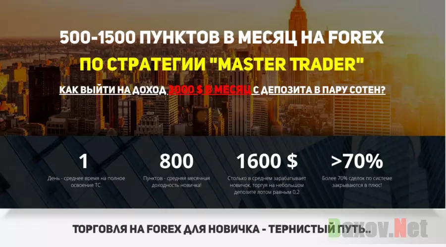 Master Trade - Лохотрон