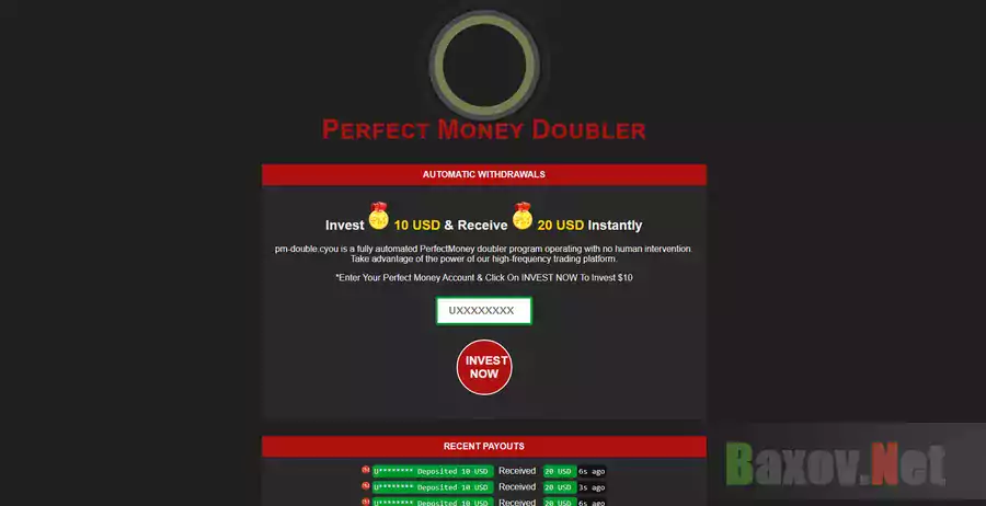 Perfect Money Doubler