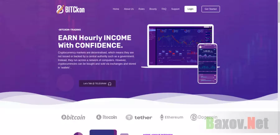 Bitckon отзывы и обзор. Развод, лохотрон или правда. Только честные и правдивые отзывы на Baxov.Net