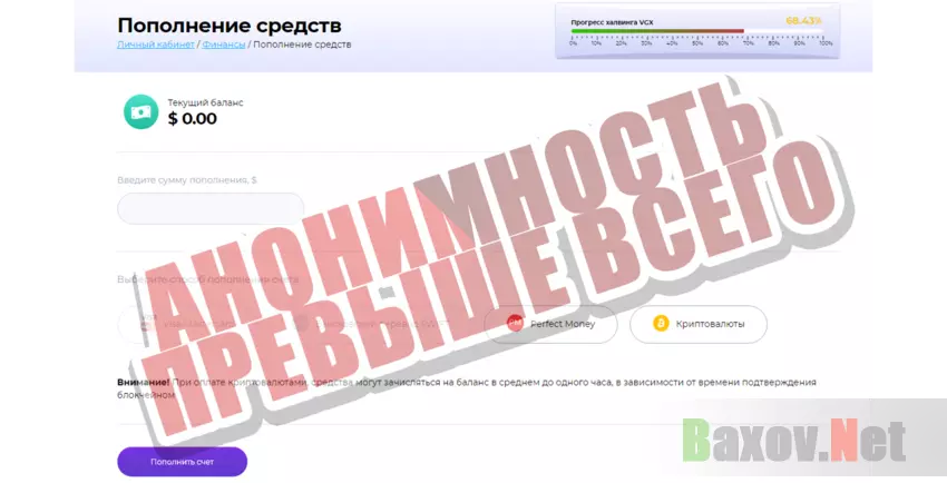 VGS Holding  Анонимность превыше всего