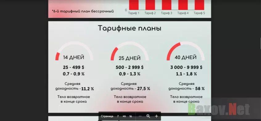 тарифы мошенников 