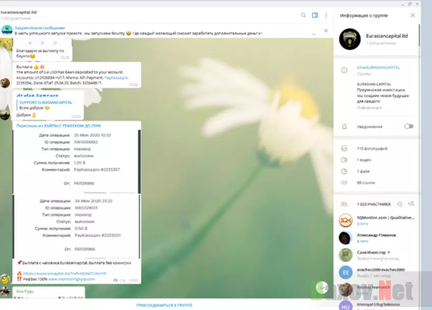 Eurasian Capital - Мизерные выплаты