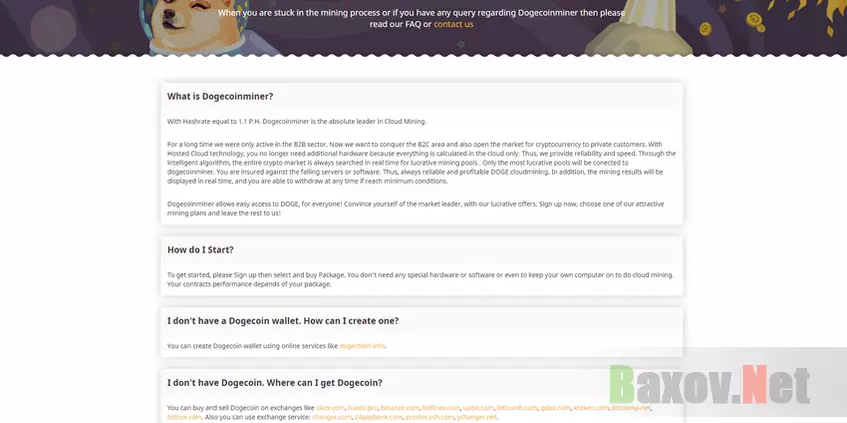 Dogecoinminer  - легенда лохотрона