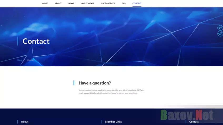 Bullera.io - контакты